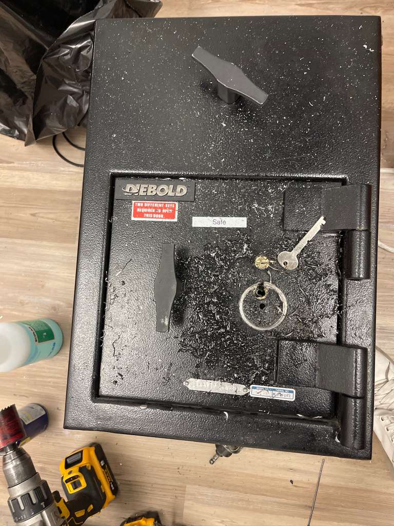 Diebold safe opening service NYC